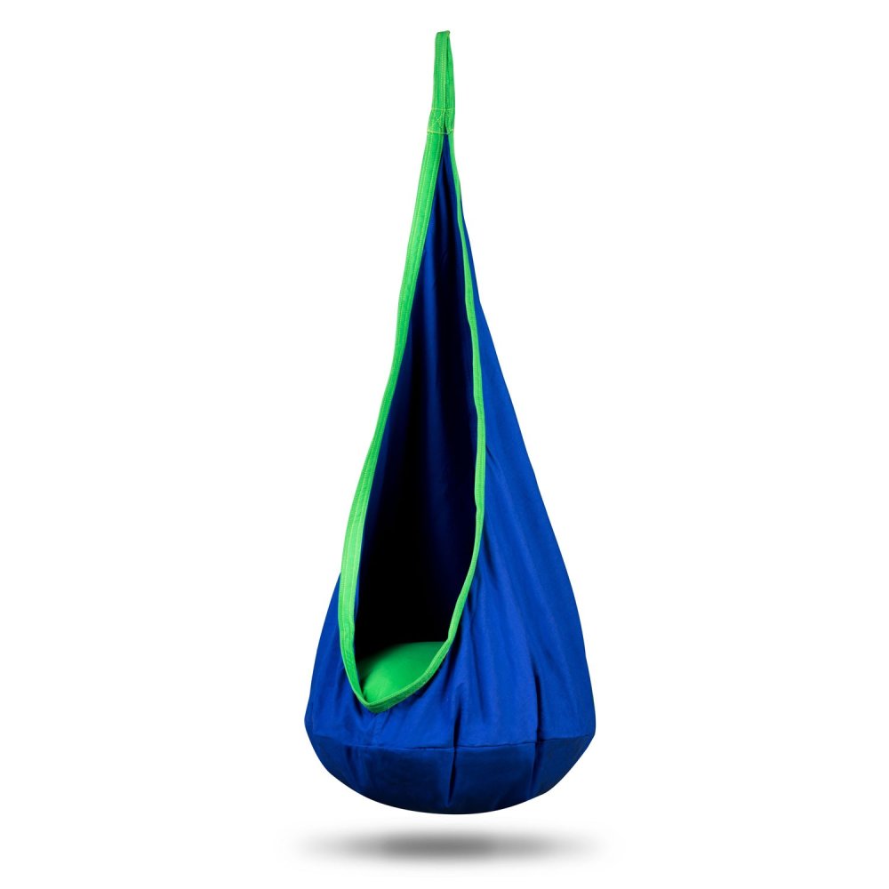 Neo-Sport kids hanging pod swing chair, blue (2)