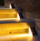 Solar Powered LED Outdoor Step Lights 2 Pack, Black