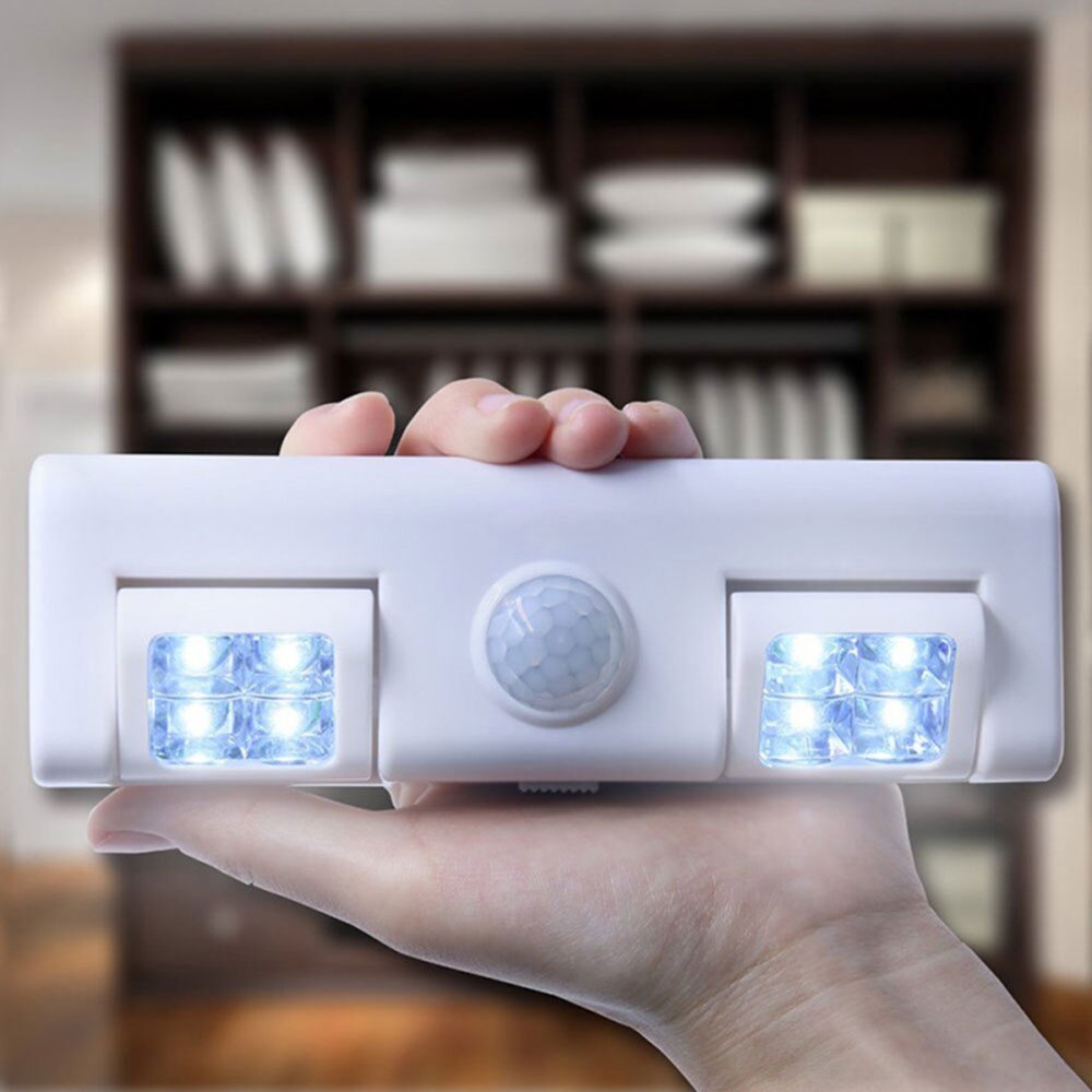 Home Garden Night Lamp Light with Motion and Dusk Sensor, 8 LED (1)