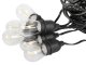 Garden String Light Garland with 15 LED Bulbs E27, 15 m
