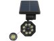 Solar Garden Stake Light 9 LED with Motion and Dusk Sensor, Outdoor Lamp, Black