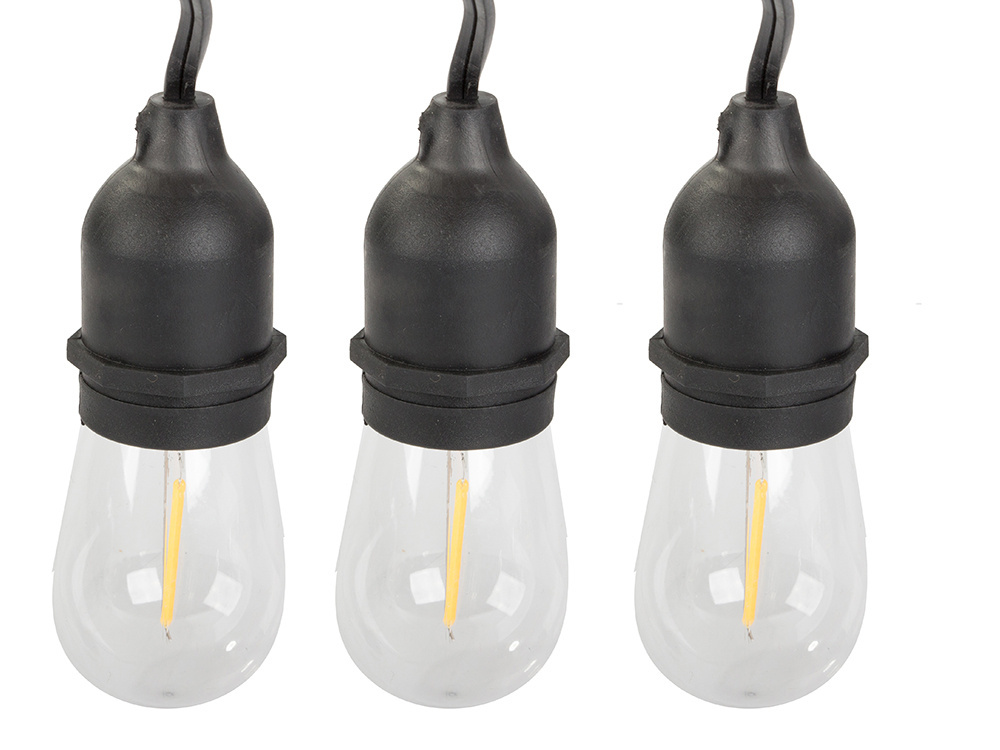 Garden String Light Garland with 15 LED Bulbs E27, 15 m (0)