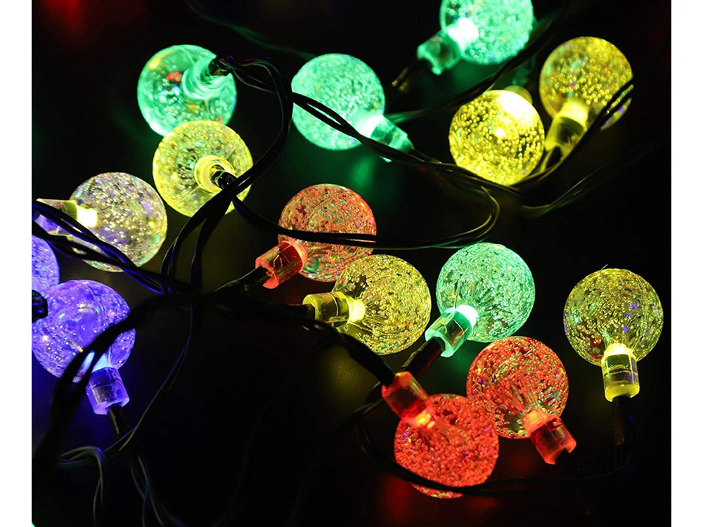 Garden string lights 40 LED solar powered, multicolor (3)