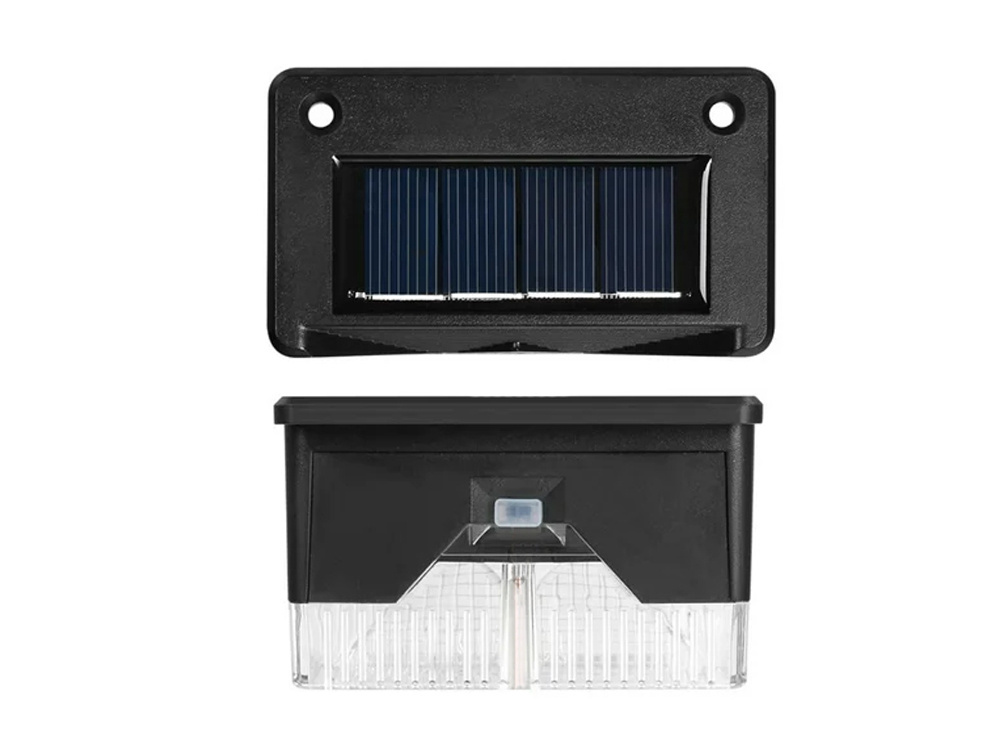 Solar garden LED lights with dusk sensor, 4 pcs, black (3)