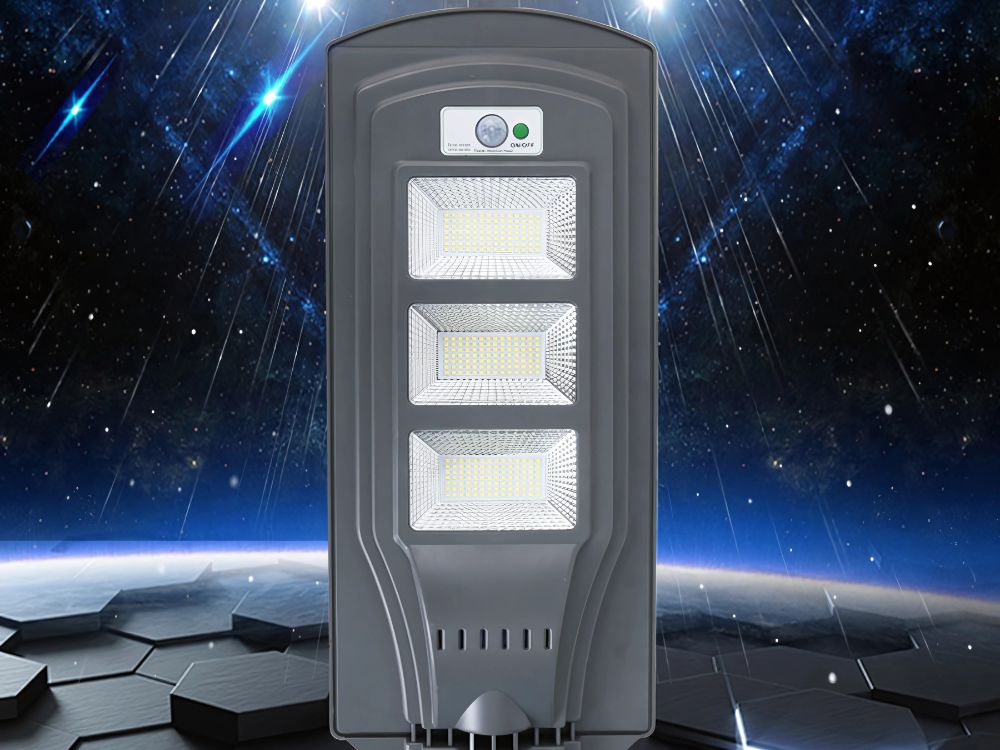 LED solar street lamp with remote, motion and dusk sensor, IP65 (3)