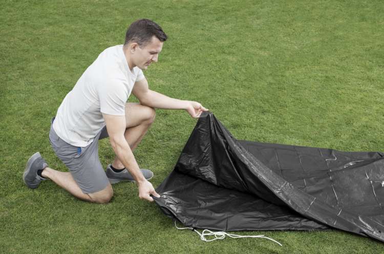 Round Frame Pool Cover Protector 366 cm, BESTWAY 58037 (3)