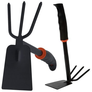Two-Sided Garden Hoe Shovel Claw Rake Hand Digger For Plants