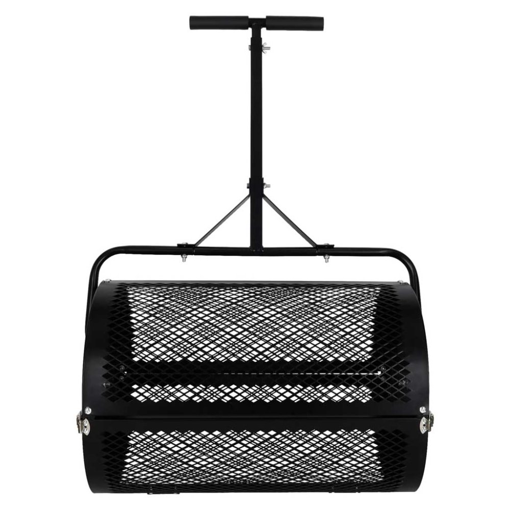 Compost and Fertilizer Spreader LUARO Garden Mesh Roller, black (3)
