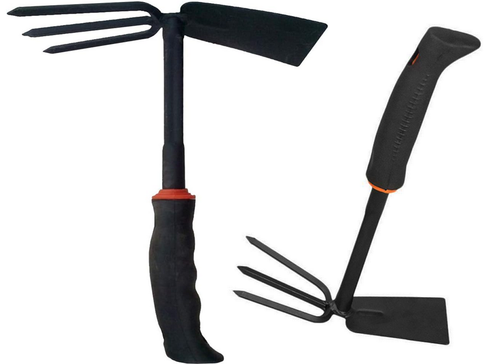 Two-Sided Garden Hoe Shovel Claw Rake Hand Digger For Plants (1)
