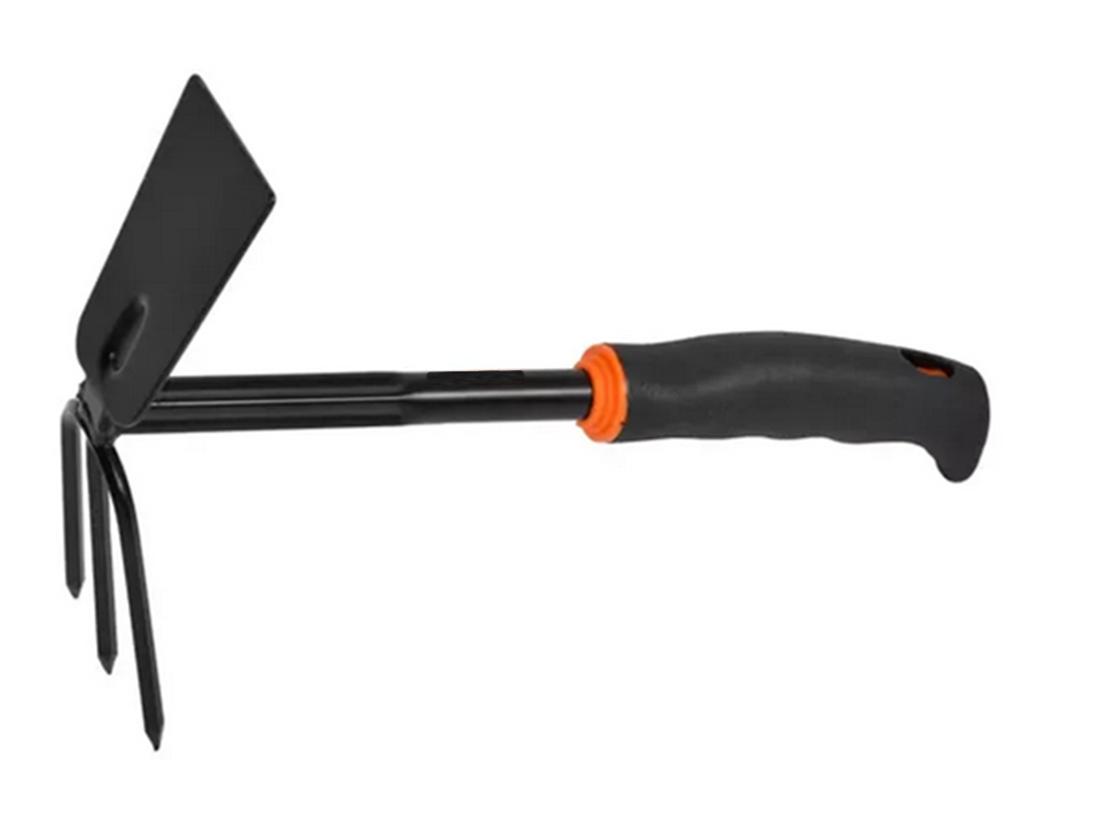 Two-Sided Garden Hoe Shovel Claw Rake Hand Digger For Plants (7)