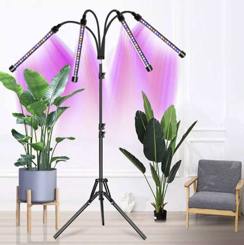 Gardlov 80 LED Grow Light Adjustable Tripod Plant Growth Gardening Lamp (4)
