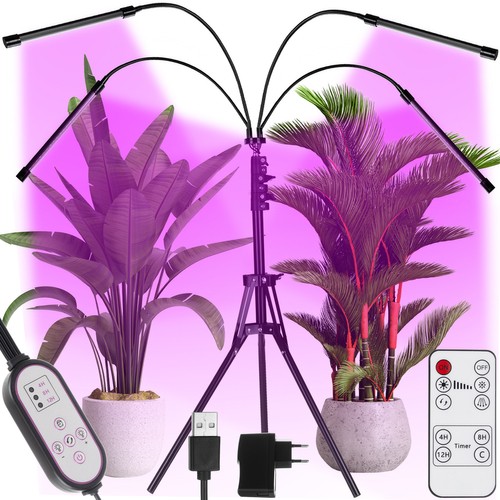 Gardlov 80 LED Grow Light Adjustable Tripod Plant Growth Gardening Lamp (6)