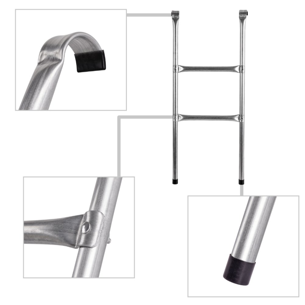 Universal 2-Step Metal Ladder for Garden Trampoline 86 cm (1)