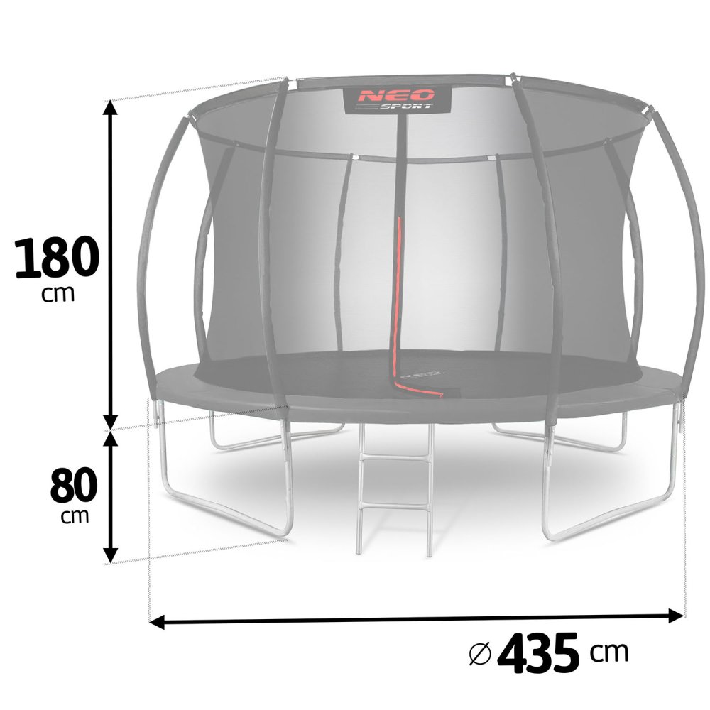 Neo-Sport Garden Trampoline, 435 cm (1)