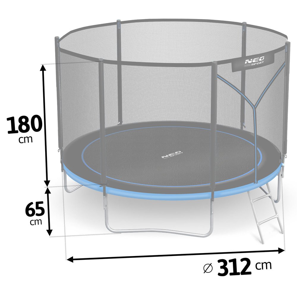 Neo-Sport Garden Trampoline, 312 cm (1)