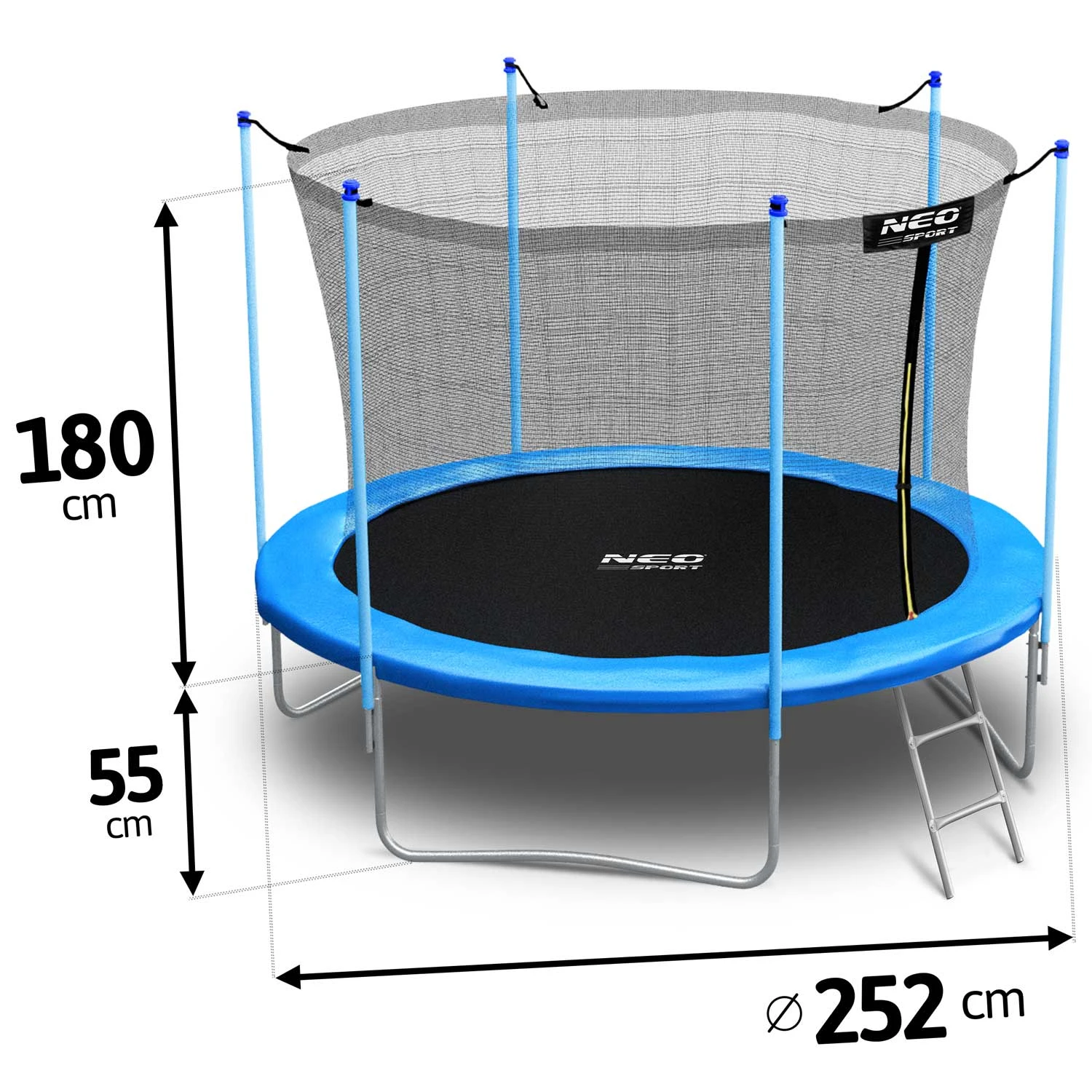 Neo-Sport Garden Trampoline, 252 cm (2)