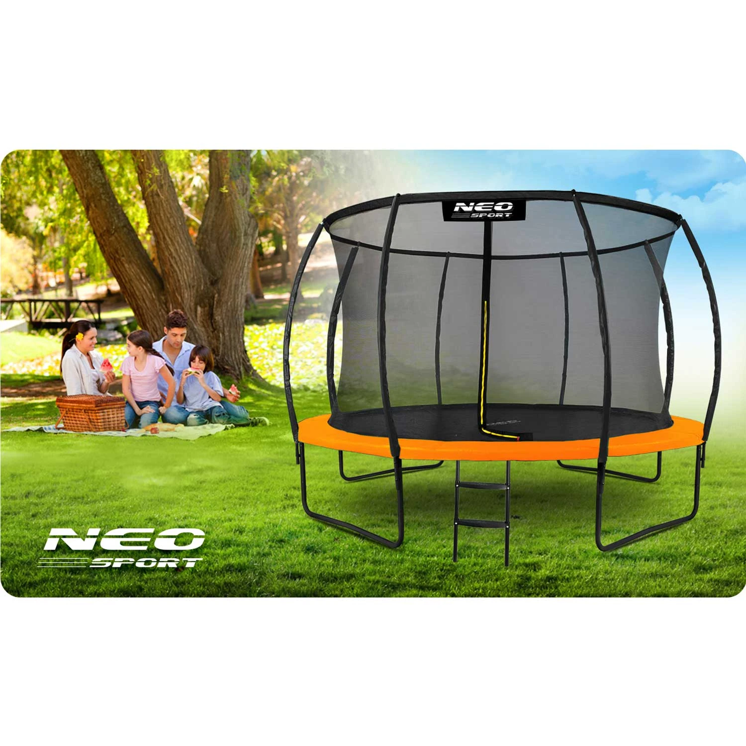Neo-Sport Garden Trampoline, 374 cm (8)