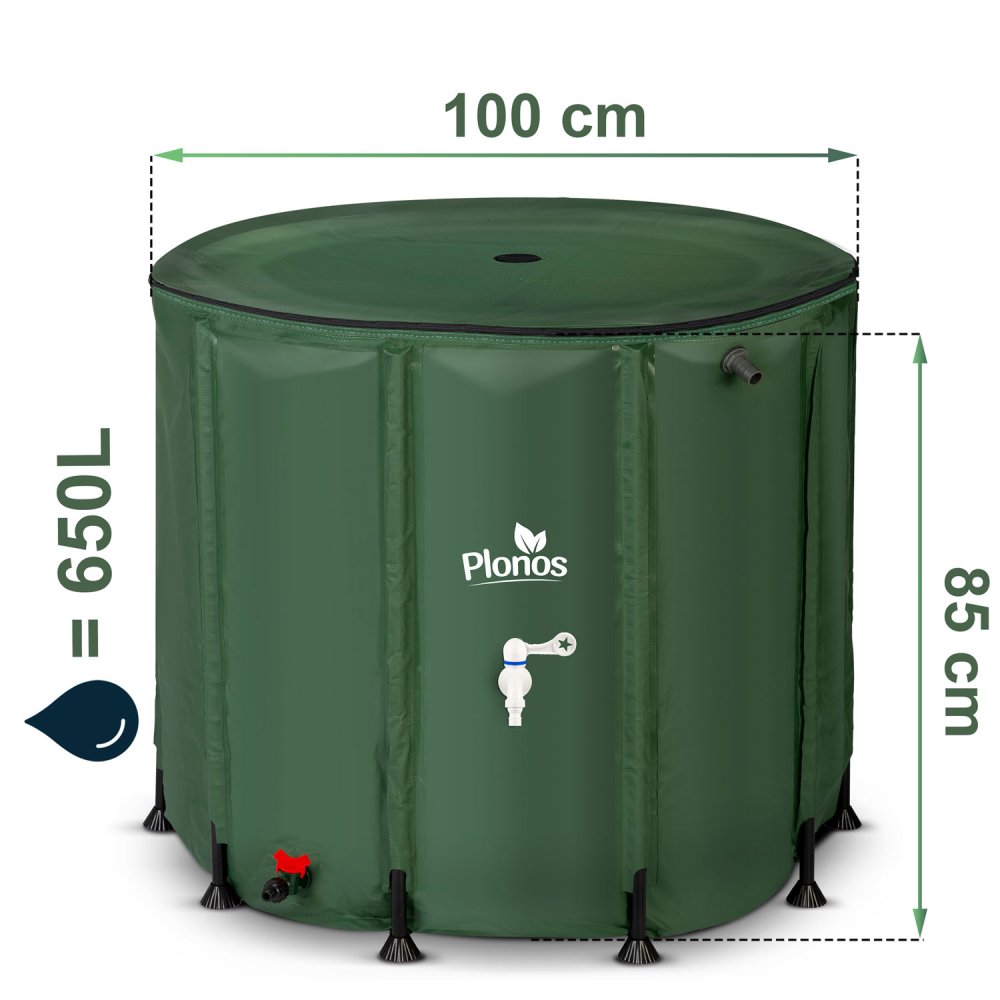 Collapsible Rainwater Tank 650L Plonos PL-522 (1)