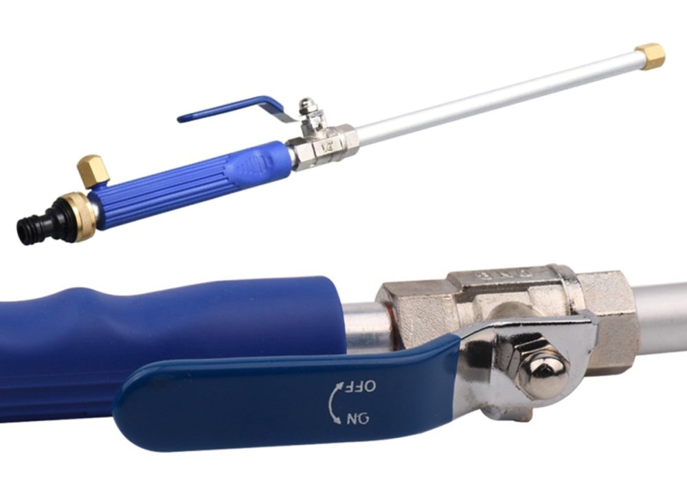 Pressure spray lance for garden hose with 3/4'' thread, blue (2)