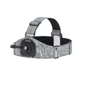Telesin Headband with Dual Sport Camera Mounts (GP-HMS-T06), Black