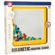 Magnetic Drawing Board Montessori Mosaic with Colored Dots, Yellow