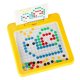 Magnetic Drawing Board Montessori Mosaic with Colored Dots, Yellow