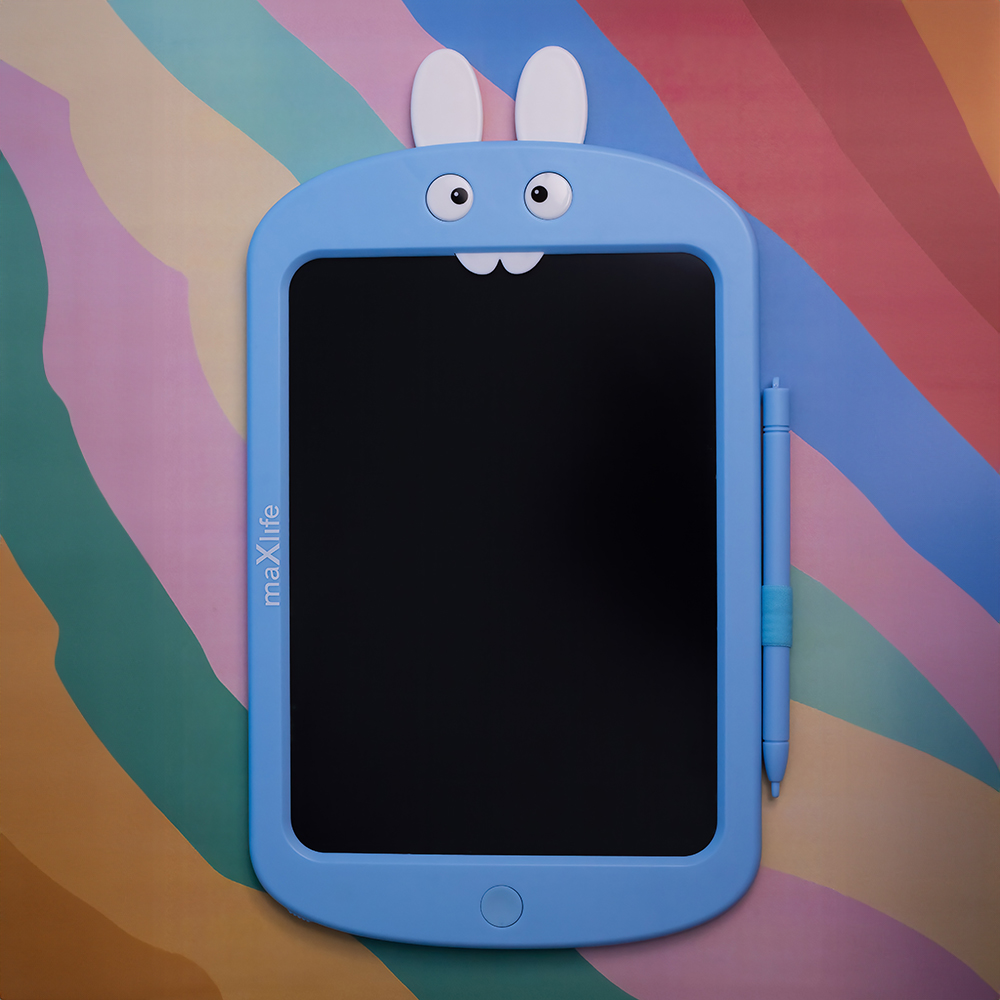 Maxlife MXWB-02 Creative Writing Drawing Graphic Board Tablet + Stylus, Blue (1)