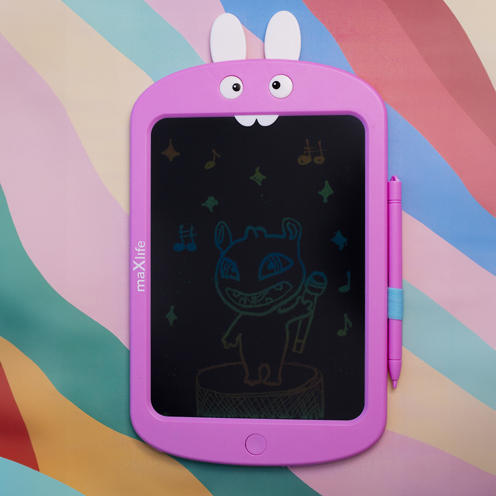 Maxlife MXWB-02 Creative Writing Drawing Graphic Board Tablet + Stylus, Pink (0)