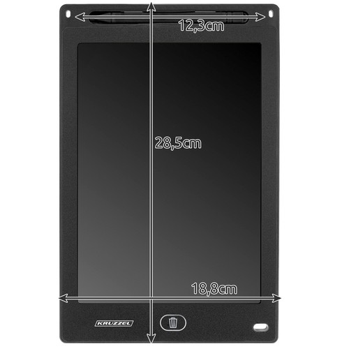Drawing Tablet 12" Kruzzel 22456, Black (10)