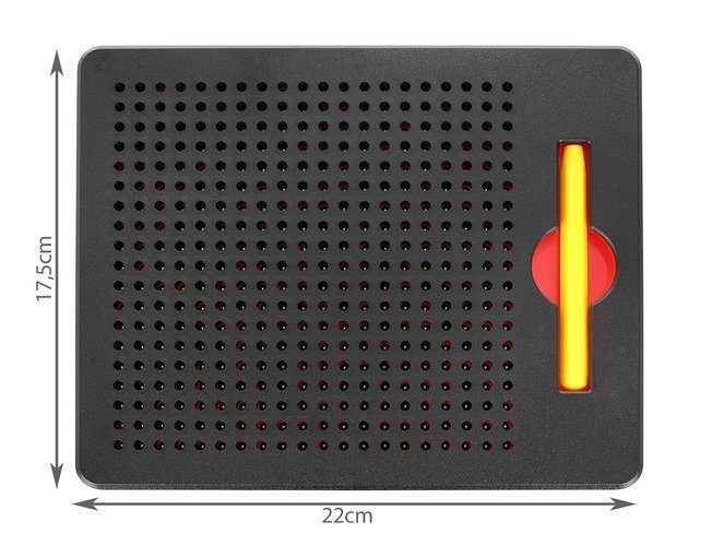 KRUZZEL Magnetic Dot Art Drawing Board with Stylus, Black (2)