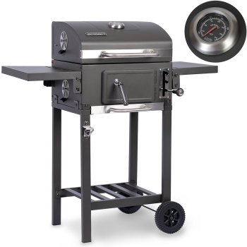 BBQChef™ 2-Piece Charcoal Grill Berdsen BD-892, Black