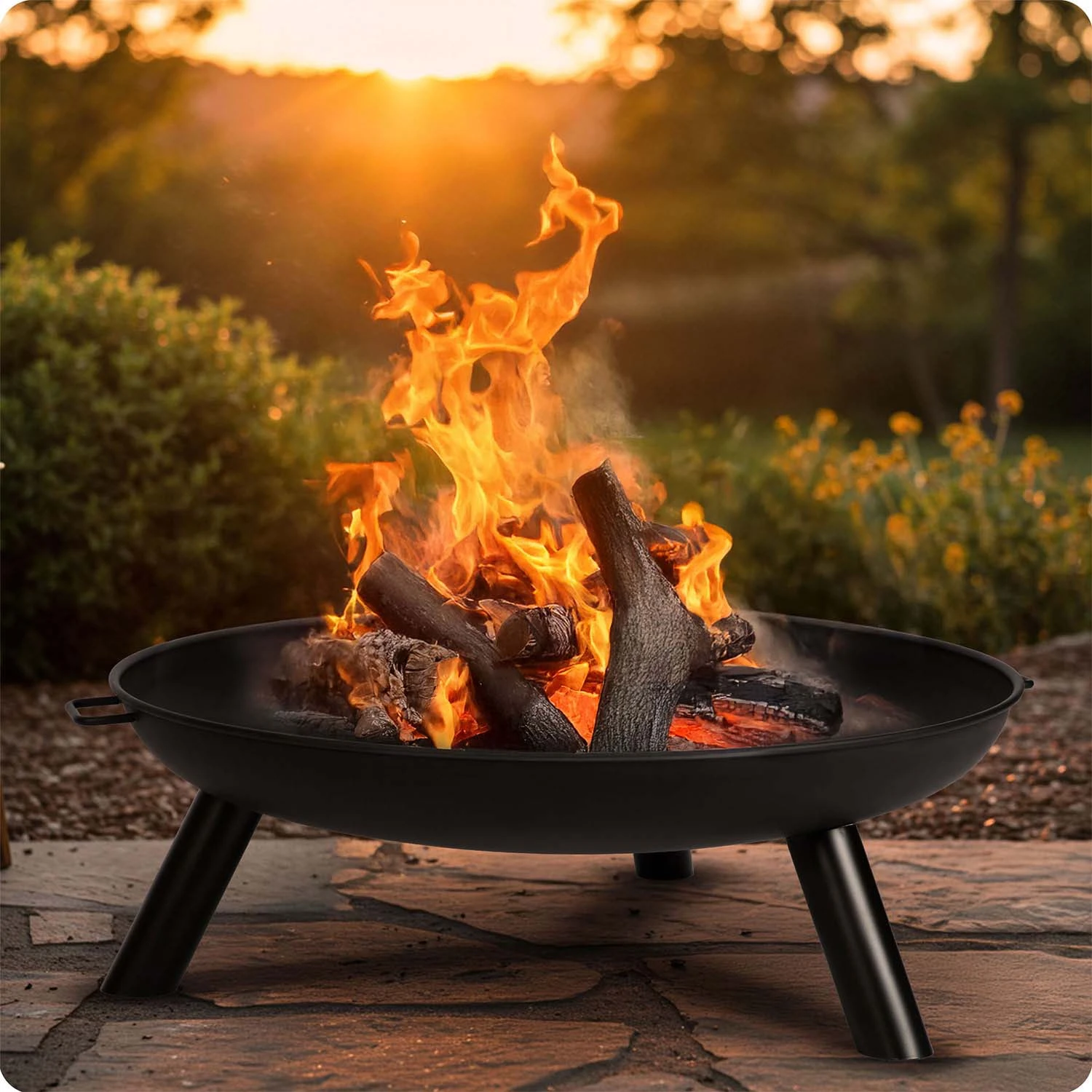 Fire Pit, Garden Fireplace, 80 cm, Berdsen BD-882 (4)