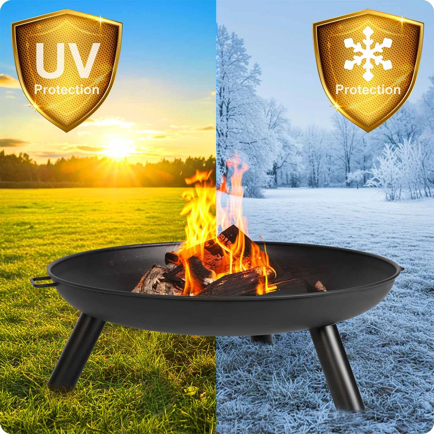 Fire Pit, Garden Fireplace, 80 cm, Berdsen BD-882 (11)