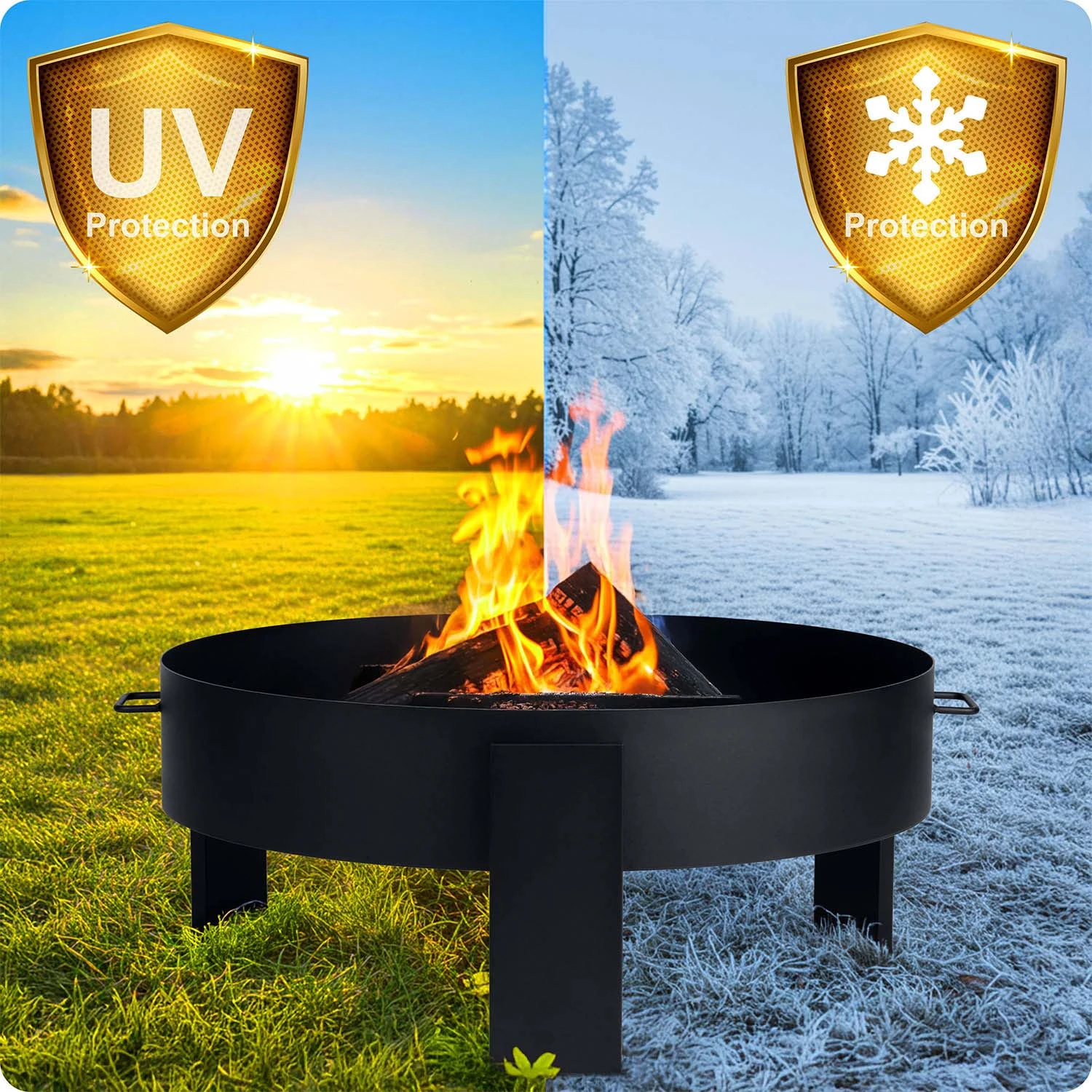 Fire Pit, Garden Fireplace, 80 cm, Berdsen BD-883 (11)