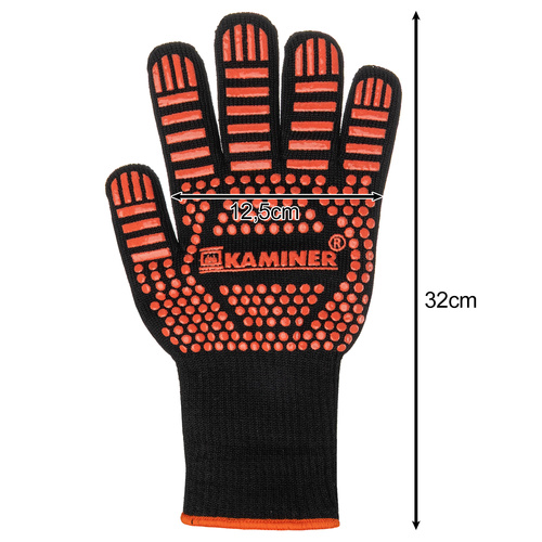 Heat Resistant BBQ and Oven Gloves KAMINER 25416 (2)