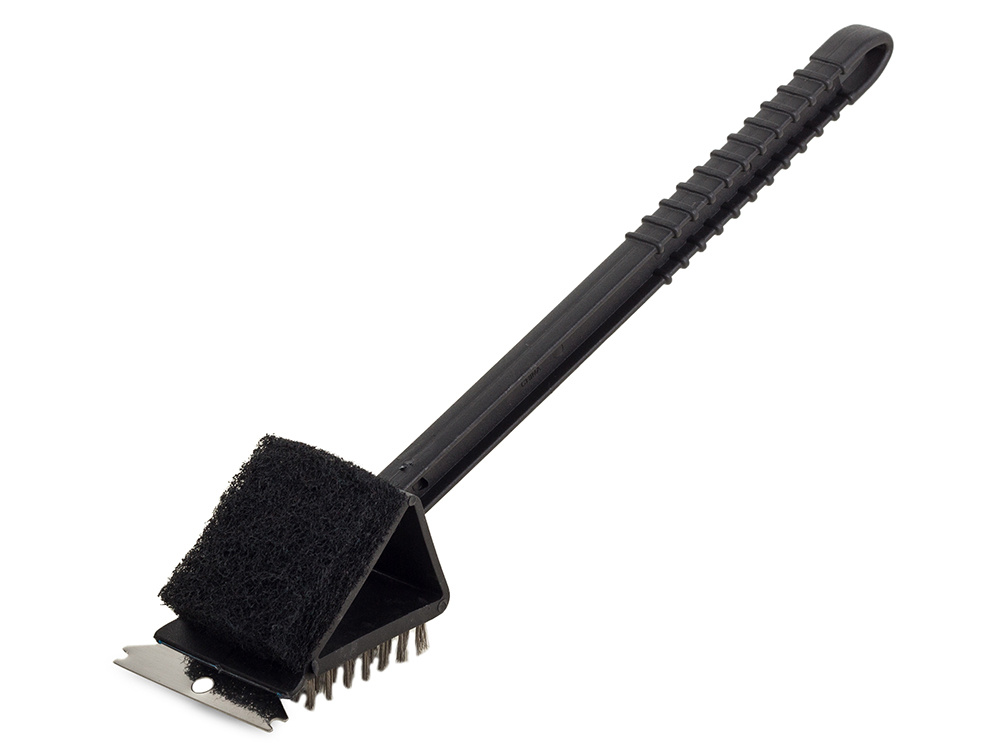 3-in-1 Grill Cleaning Brush, BBQ Scrub (2)