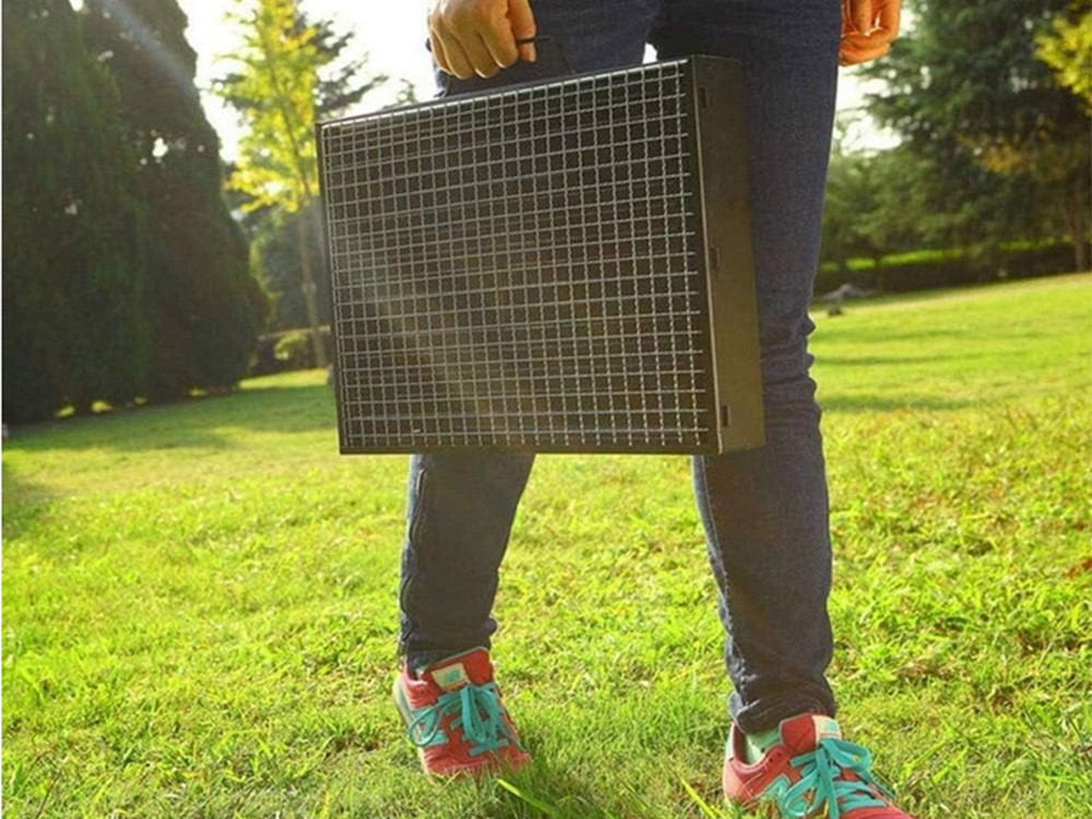 Portable Folding Charcoal Mini Grill (2)