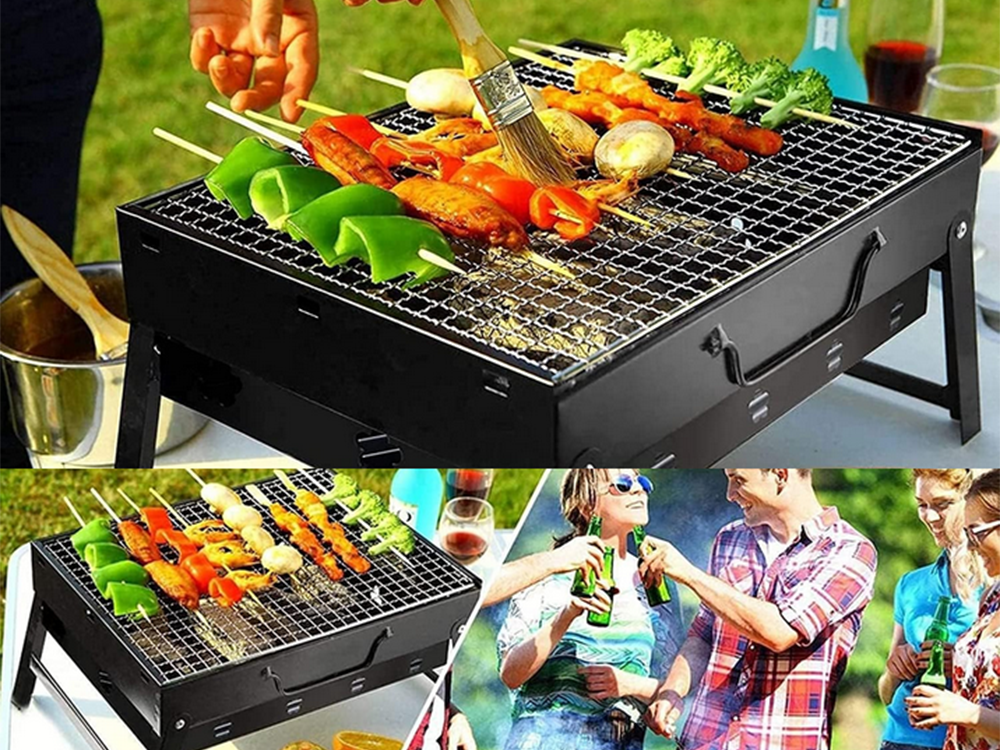 Portable Folding Charcoal Mini Grill (5)