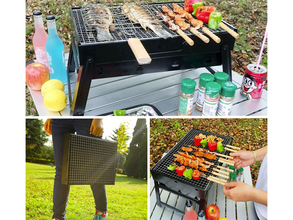 Portable Folding Charcoal Mini Grill (8)