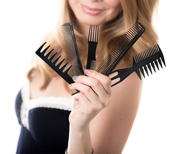 Professional Hairdressing Combs, Set of 10 (2)