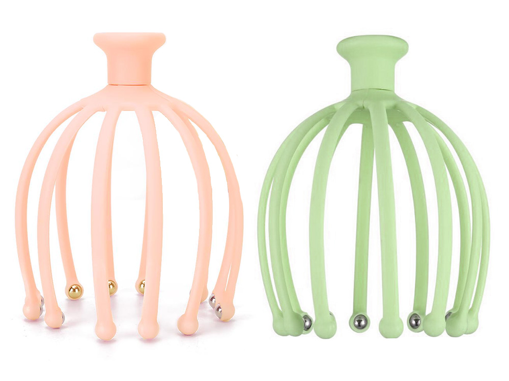 Relaxing Head Scalp Massager for Stress Relief, mix colors (5)