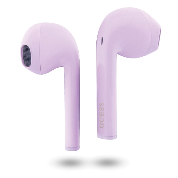 Guess Classic EST Logo TWS Bluetooth Headphones with Charging Case, Purple (1)