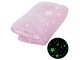 Glow in the Dark Wearable Blanket Hoodie, Oversized Fleece Snuggle Robe, Pink
