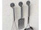 Stainless Steel Self Adhesive Hooks for Wall 4 Pack, Silver