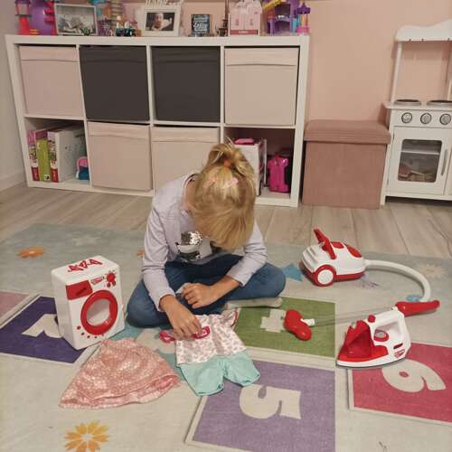 Children's play set washing machine + iron (1)