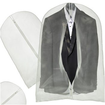 Clear Garment Bag for Suits and Dresses 60 x 120 cm