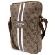 Guess 10\" Tablet Bag 4G Stripes, Brown