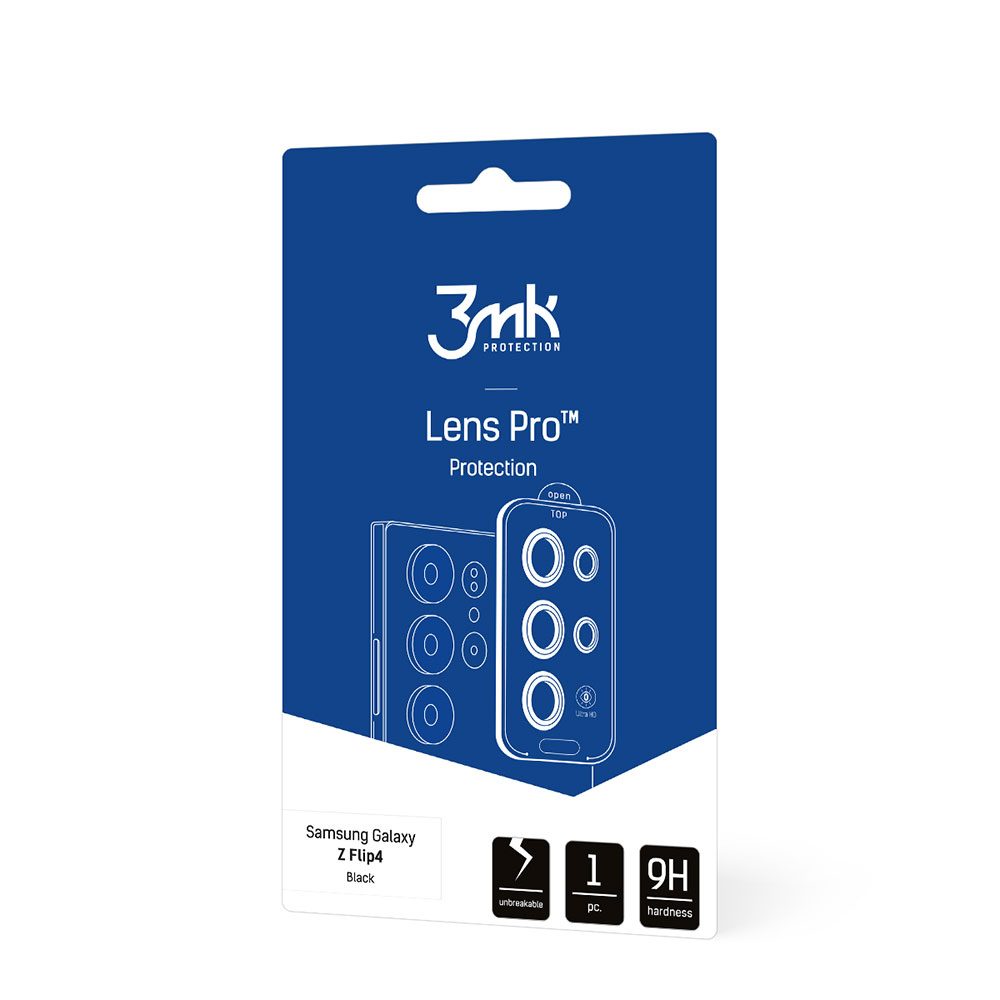 3mk Lens Protection Pro Camera Cover Samsung Galaxy Z Flip 4 - Black (2)
