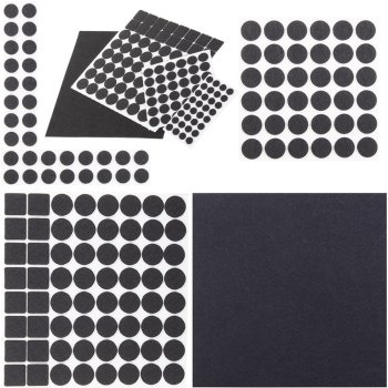 Felt Furniture Table Chairs Protectors Pads, 133 pcs.