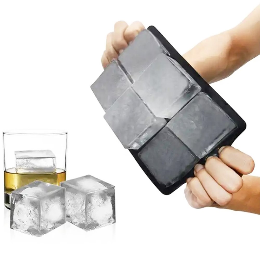 Silicone Ice Cube Mold, Black (0)